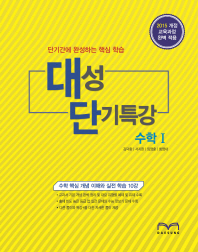 대성 단기특강 수학1 (2015 개정)(단기간에 완성하는 핵심학습)